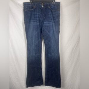 7 for All Mankind Bootcut Jeans 31x33.5 Dark Wash